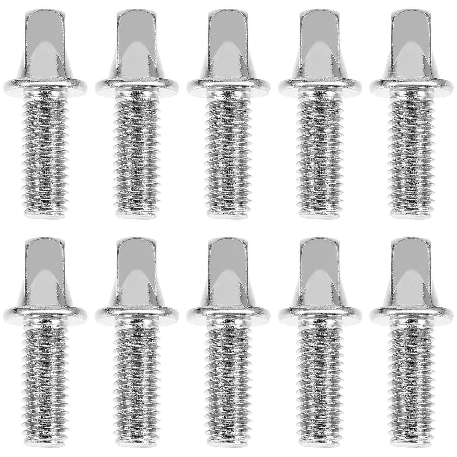 Drum Key Bolts 30 Pcs Silver Drum Tuning Accessories For Drums And Pedal Shaft Designed For Music Performance