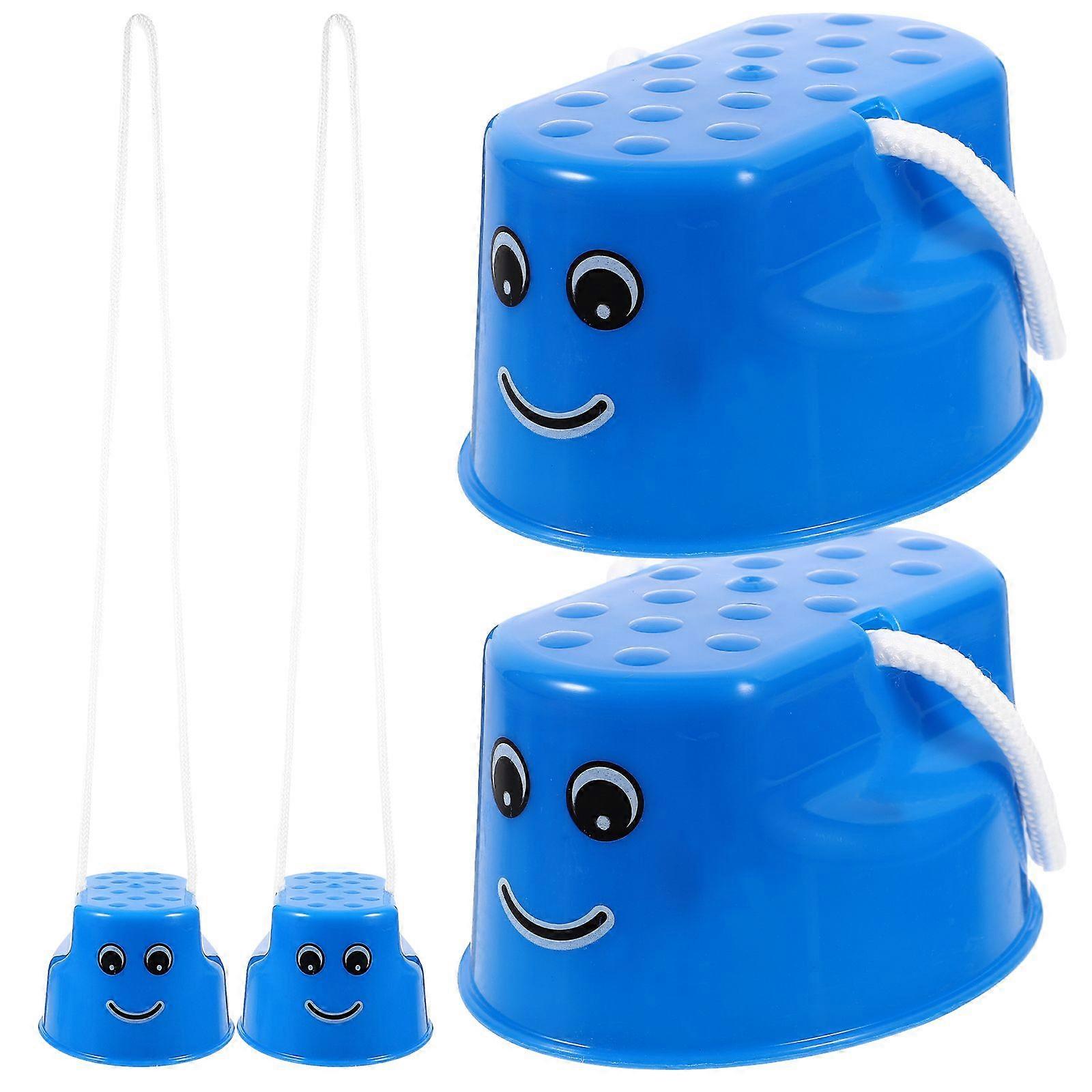 4pcs Stepper Toy Parent-Child Stilts Walking Stilts Toy Balance Toy for Toddler Walking