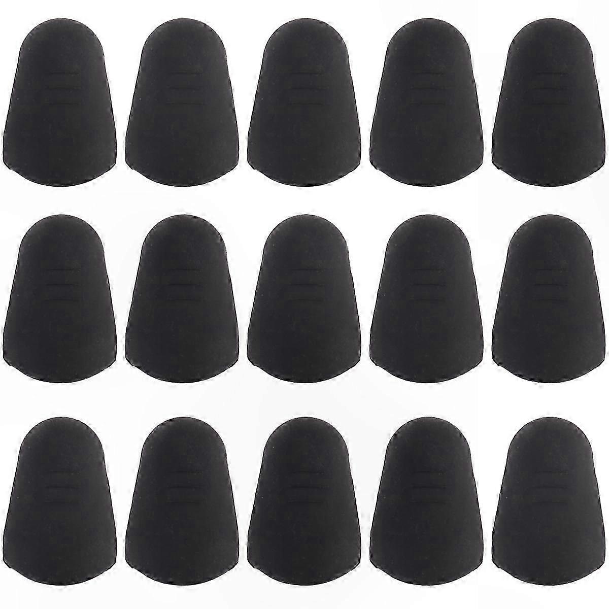 15Pcs Soft Rubber Mouthpiece Caps for Flute Clarinet Saxophone Accessories