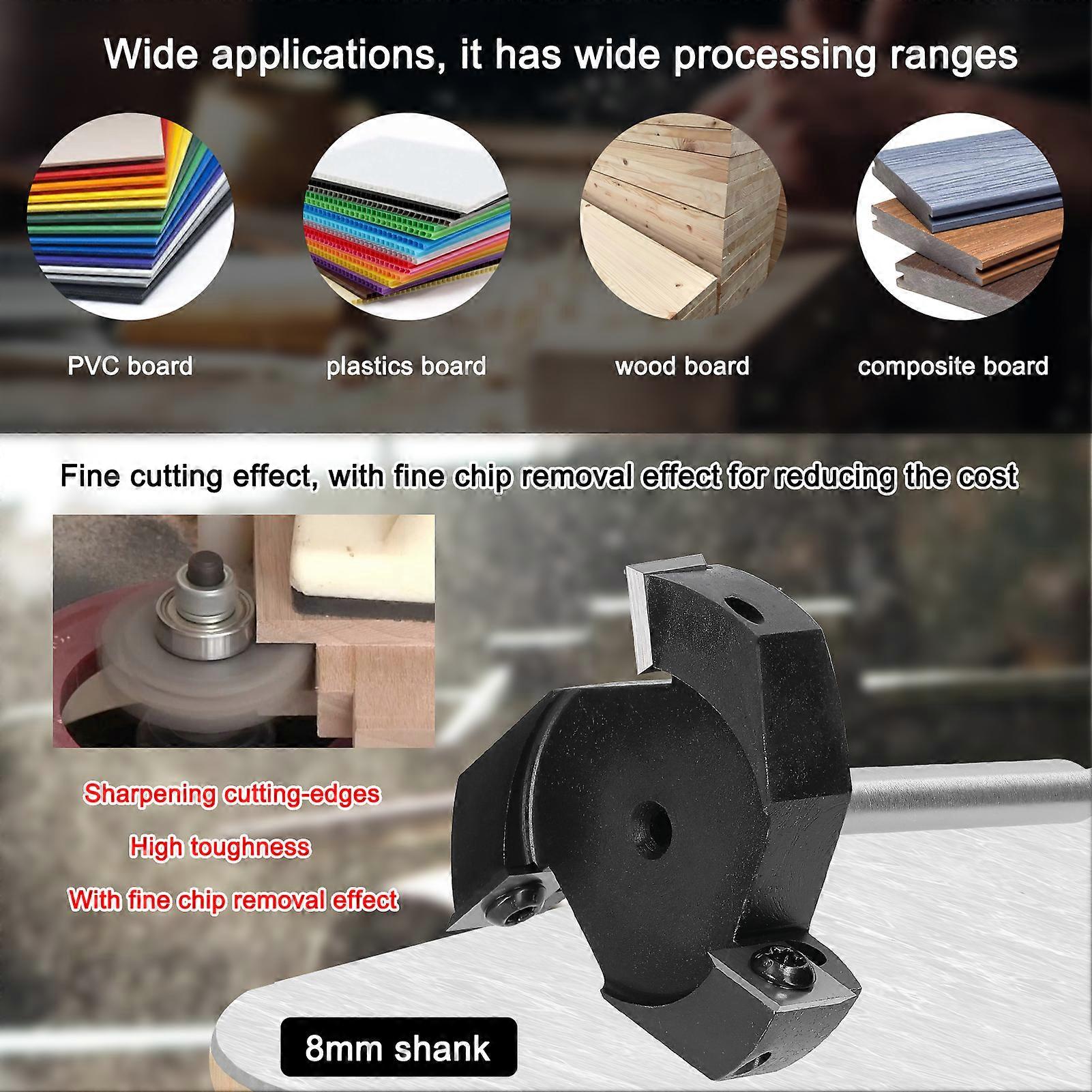 High Hardness Milling Cutter Hard Alloy Milling Facer Carbide Insert High Efficiency Facing Cutter Accessory Quick Cutting Tool Set
