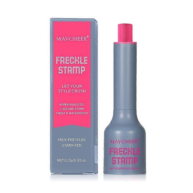 Freckle Stamp - Waterproof Faux Freckle Pen, Natural-Looking Lifelike Freckle Makeup, 5-Point Quick Dry Long-Lasting Fake Freckles Marker for Sunkisse
