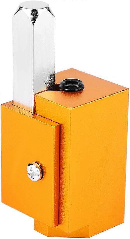 Woodworking Angle Chisel Carpenter Right Angle Punch Square Chisel Built-in Hinge Woodworking Tools(Golden)