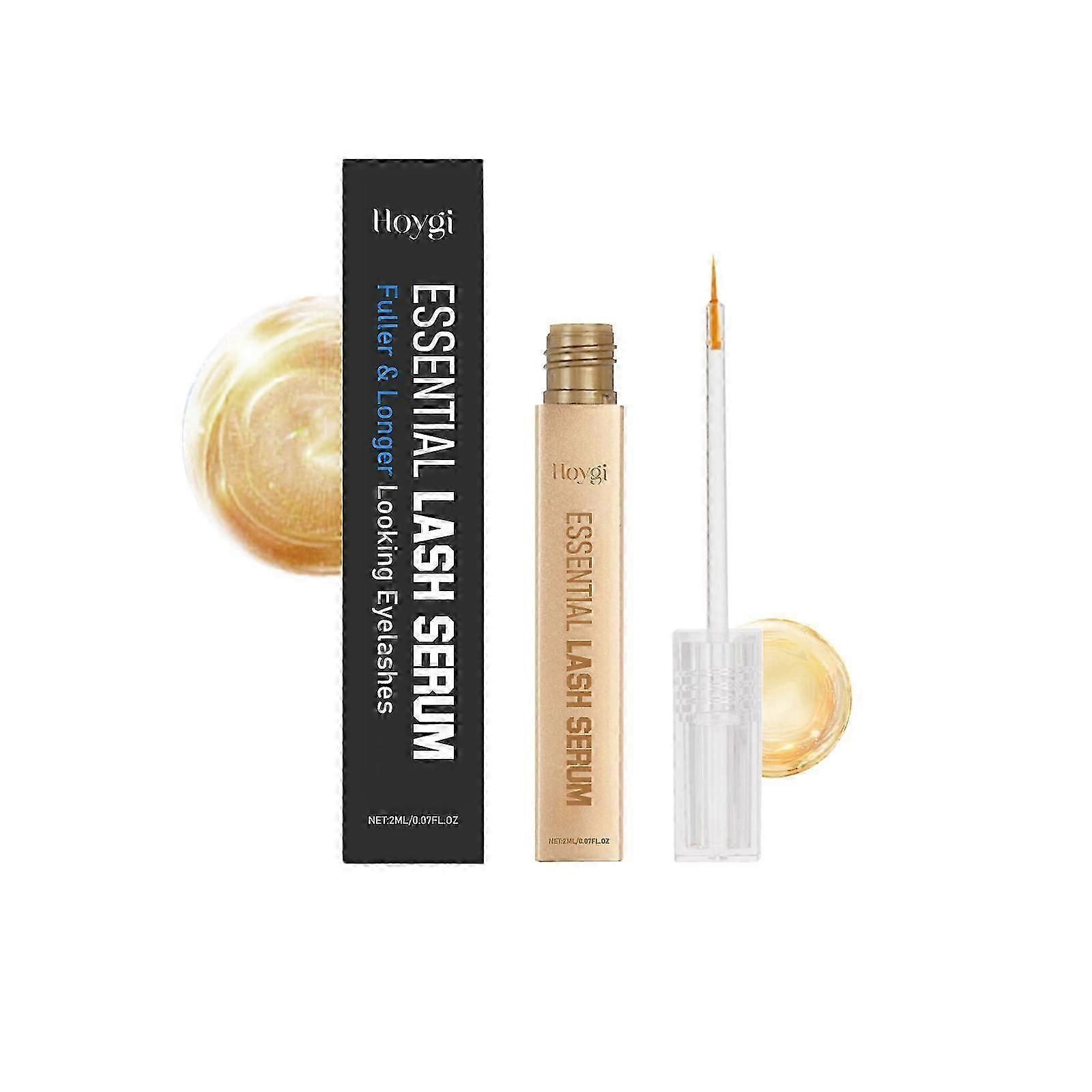 Hoygi mascara nourishes and nourishes black, beautiful, curled eyelashes without shedding makeup. It is portable for daily use