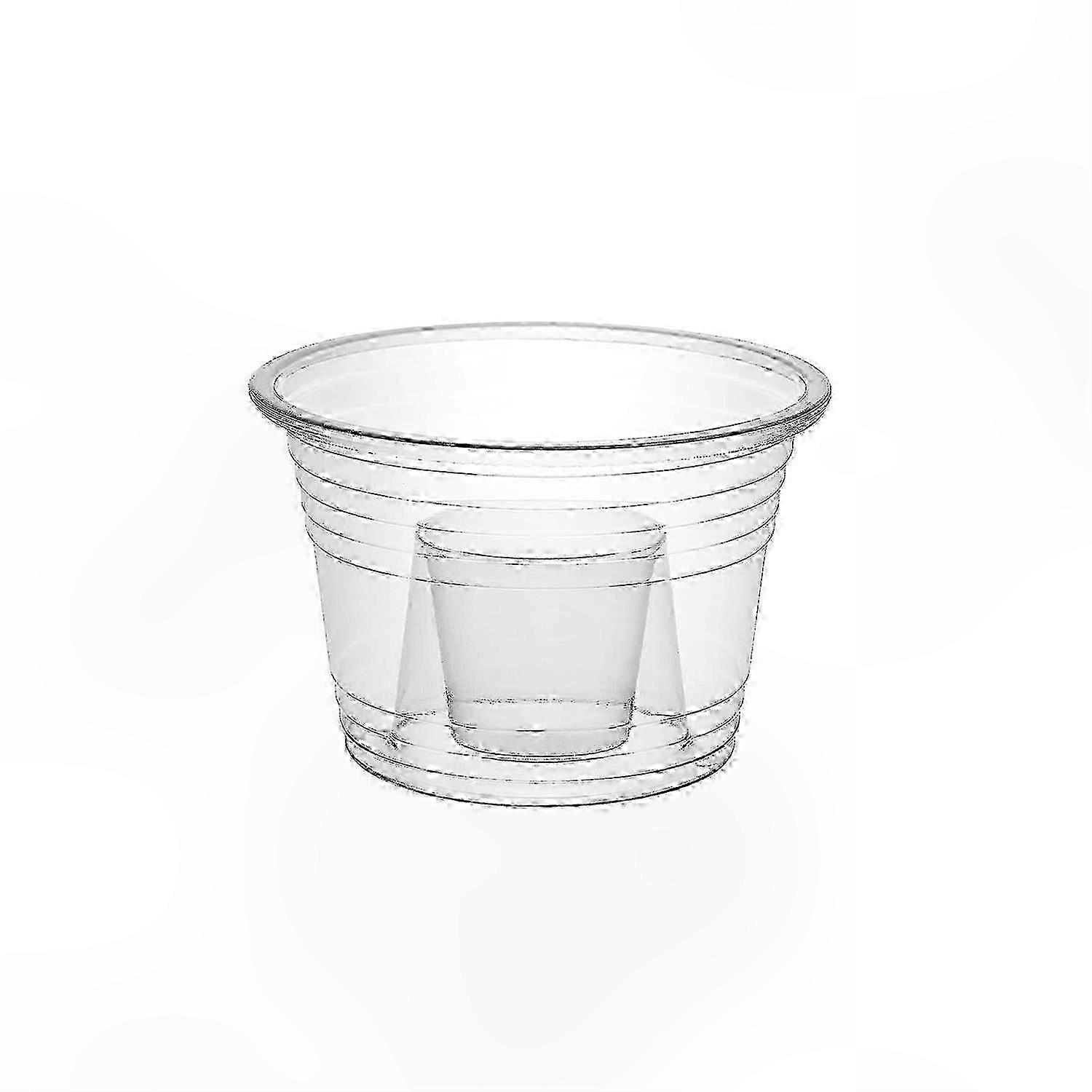 3oz Clear Soft Plastic Shot Glasses - 100 Count for Parties & Events
