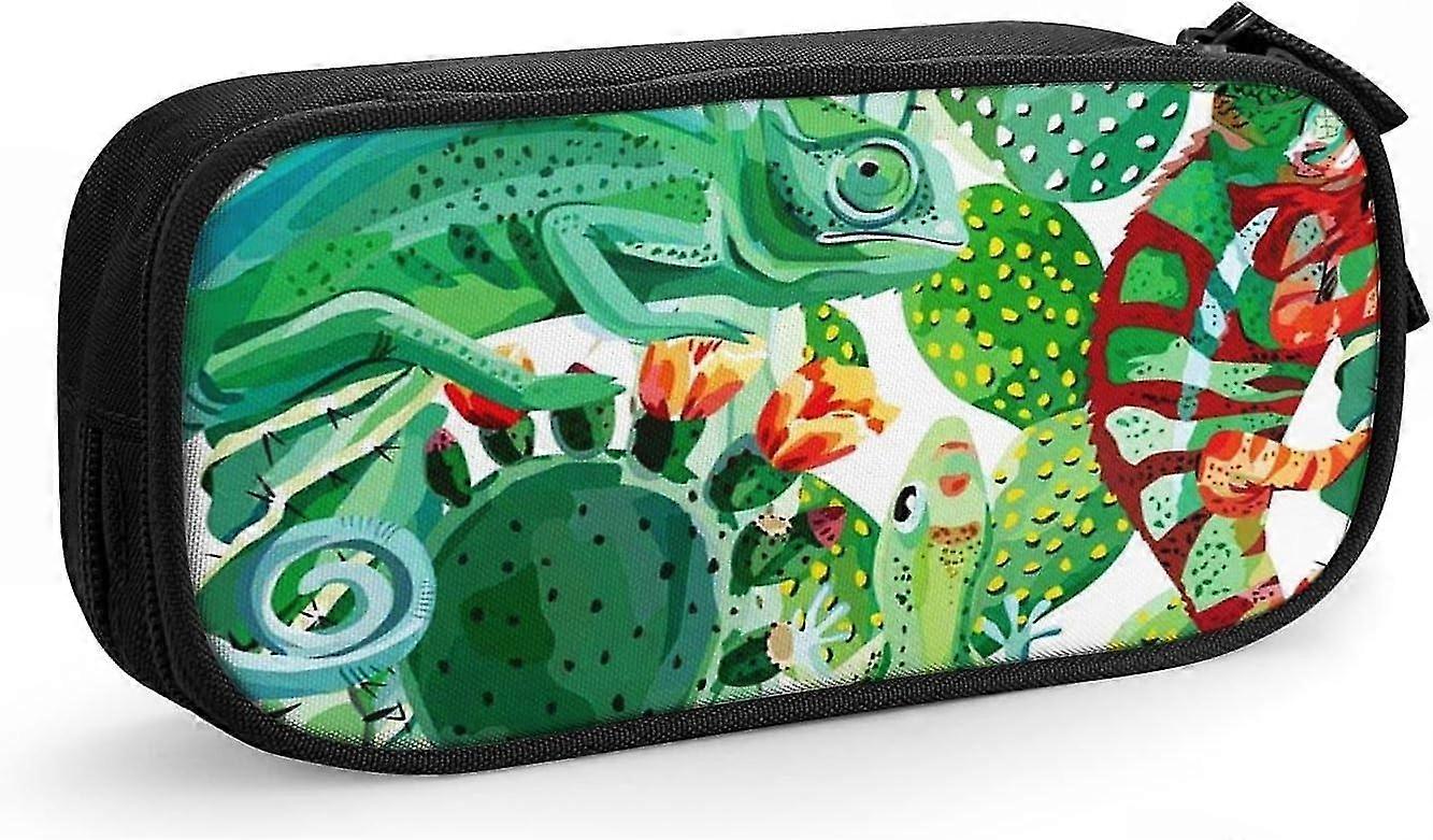 Spacious Cactus-Shaped Pencil Case for School and Office Use - Perfect Stationery Organizer for Students and Professionals