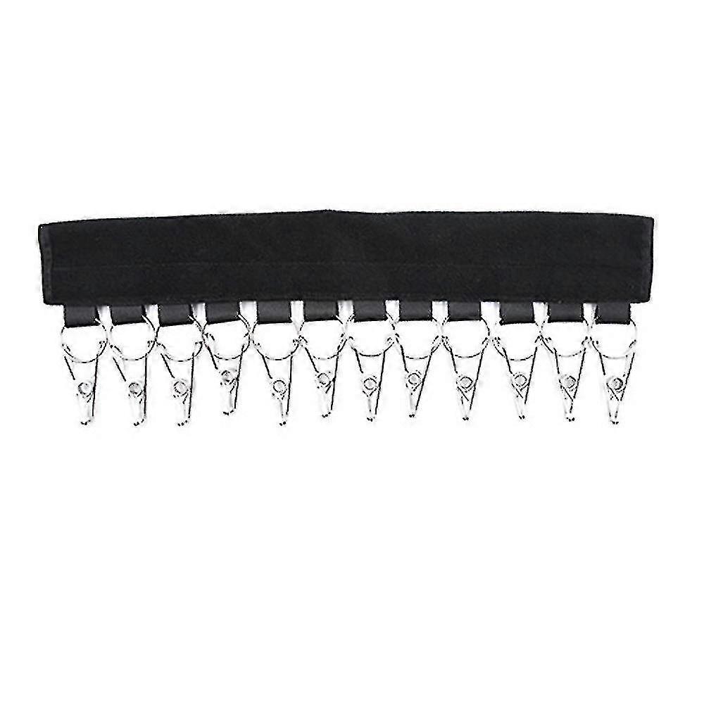 12-piece hat rack clips, durable, practical and space-saving