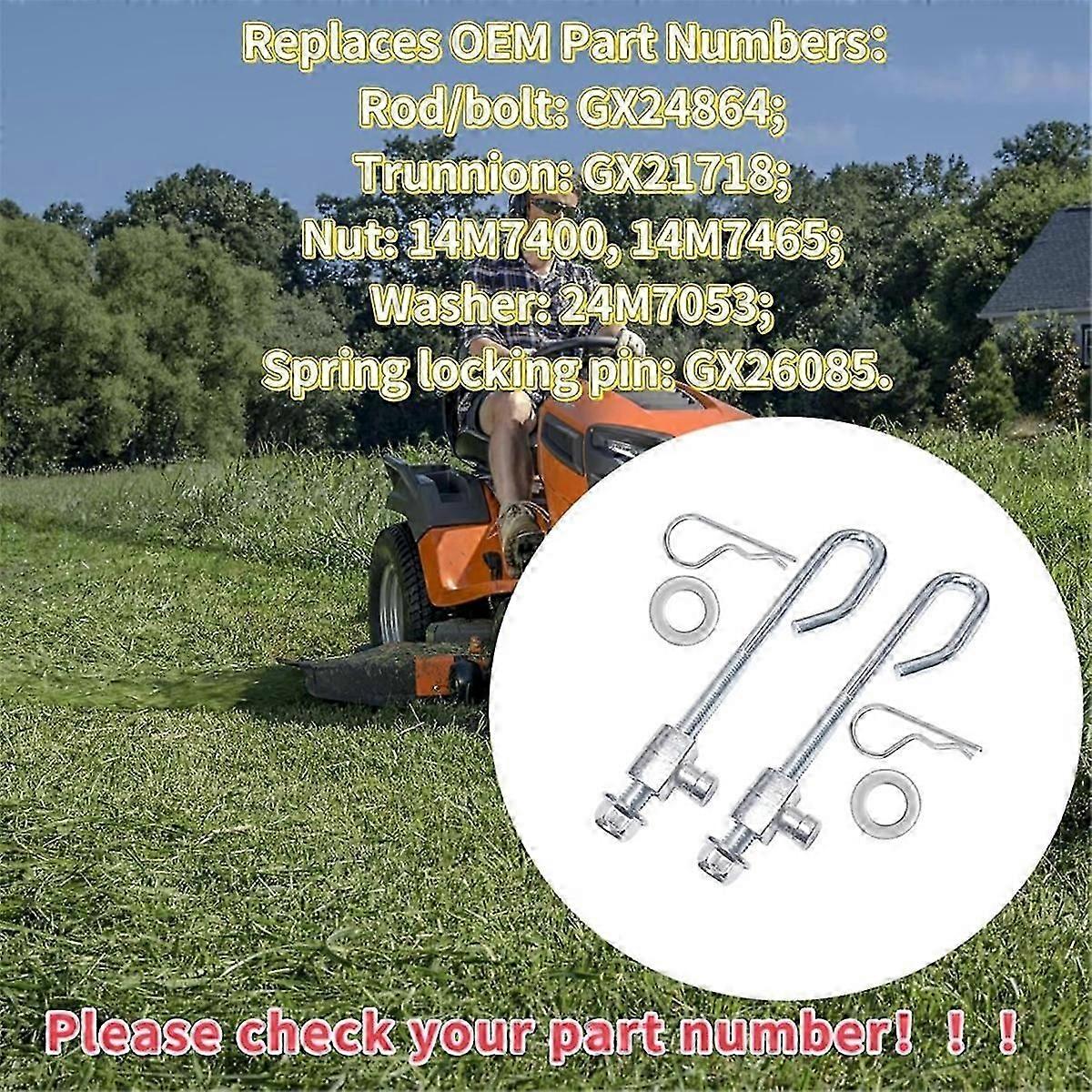 Kit de tige de levage de carter pour tondeuse John Deere E130 LA120