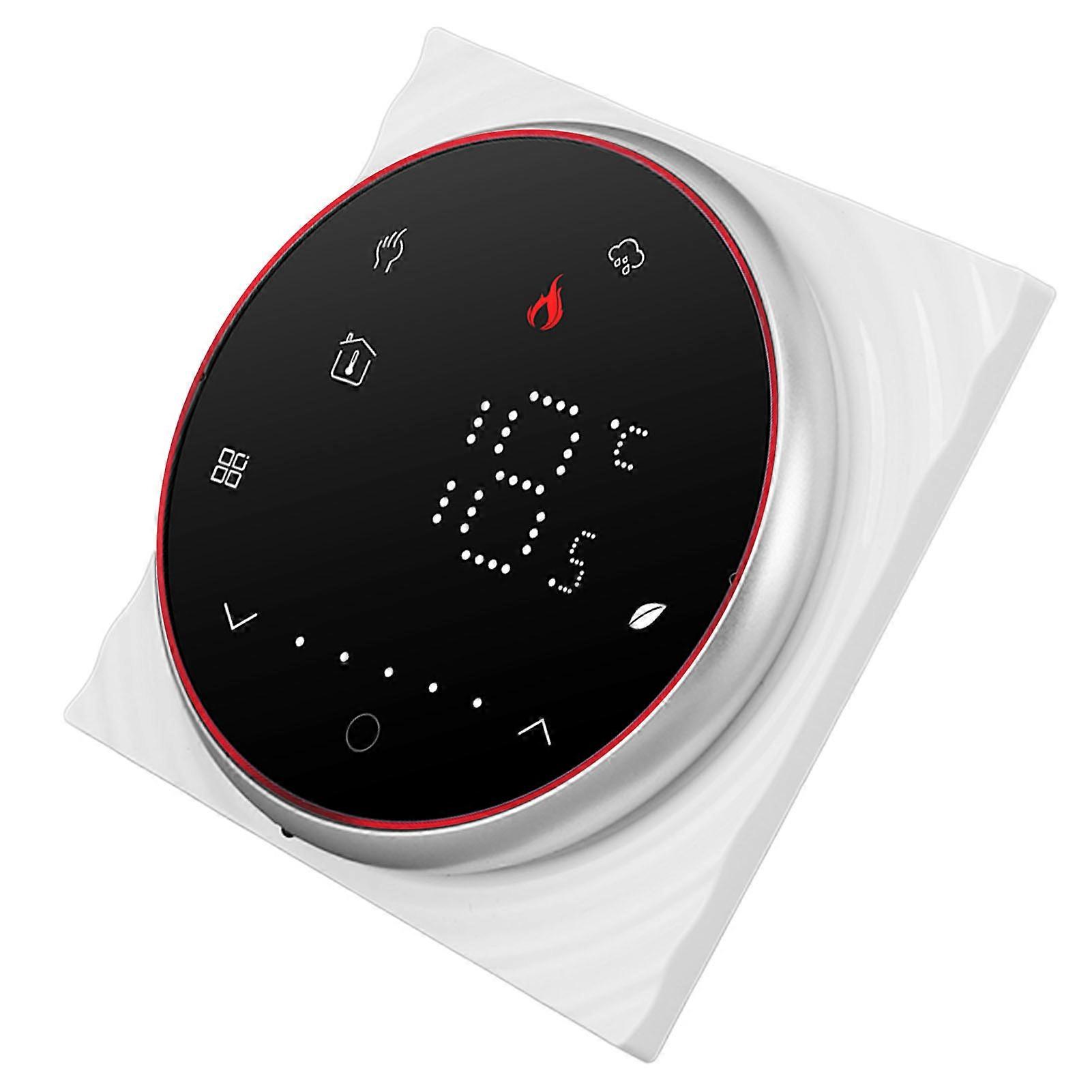 Wireless WiFi Thermostat 5-35℃ LED Touch Screen 86x86mm