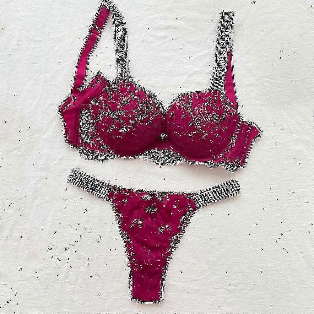 مجموعة حمالة صدر ولباس داخلي مريحة للنساء - مجموعة ملابس داخلية مثيرة من قطعتين للارتداء اليومي