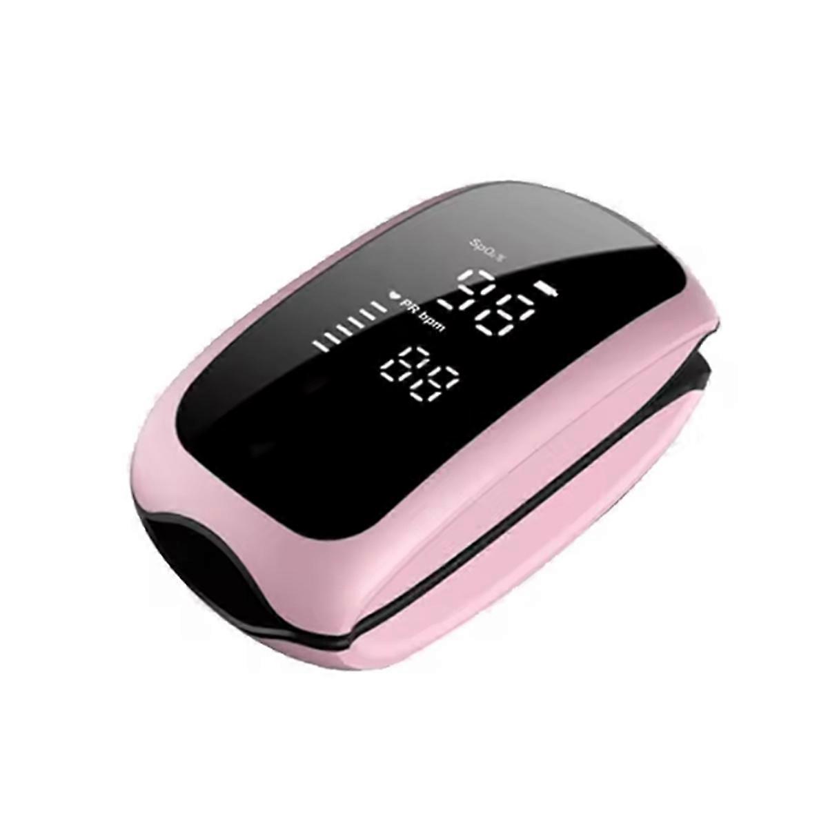 Rechargeable Oximeter Strap Lanyard Blood Oxygen Saturation Monitor Digital LED Display Child C