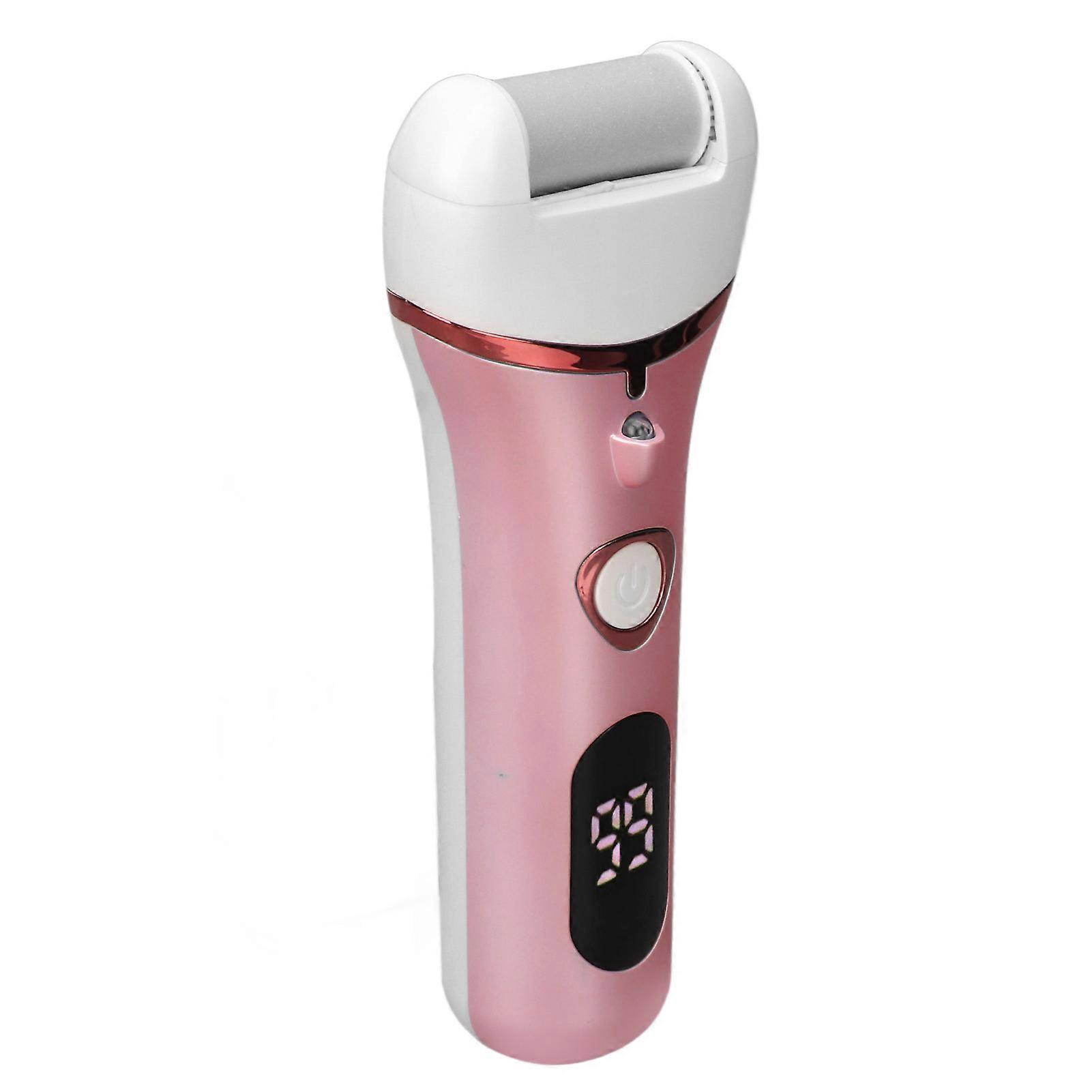 Portable Rechargeable Electronic Foot Grinder Callus Remover Pink