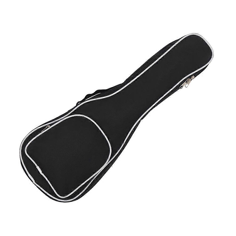 Ukulele Storage Container Rectangular Travel Black Oxford Cloth Large Capacity 1Pack
