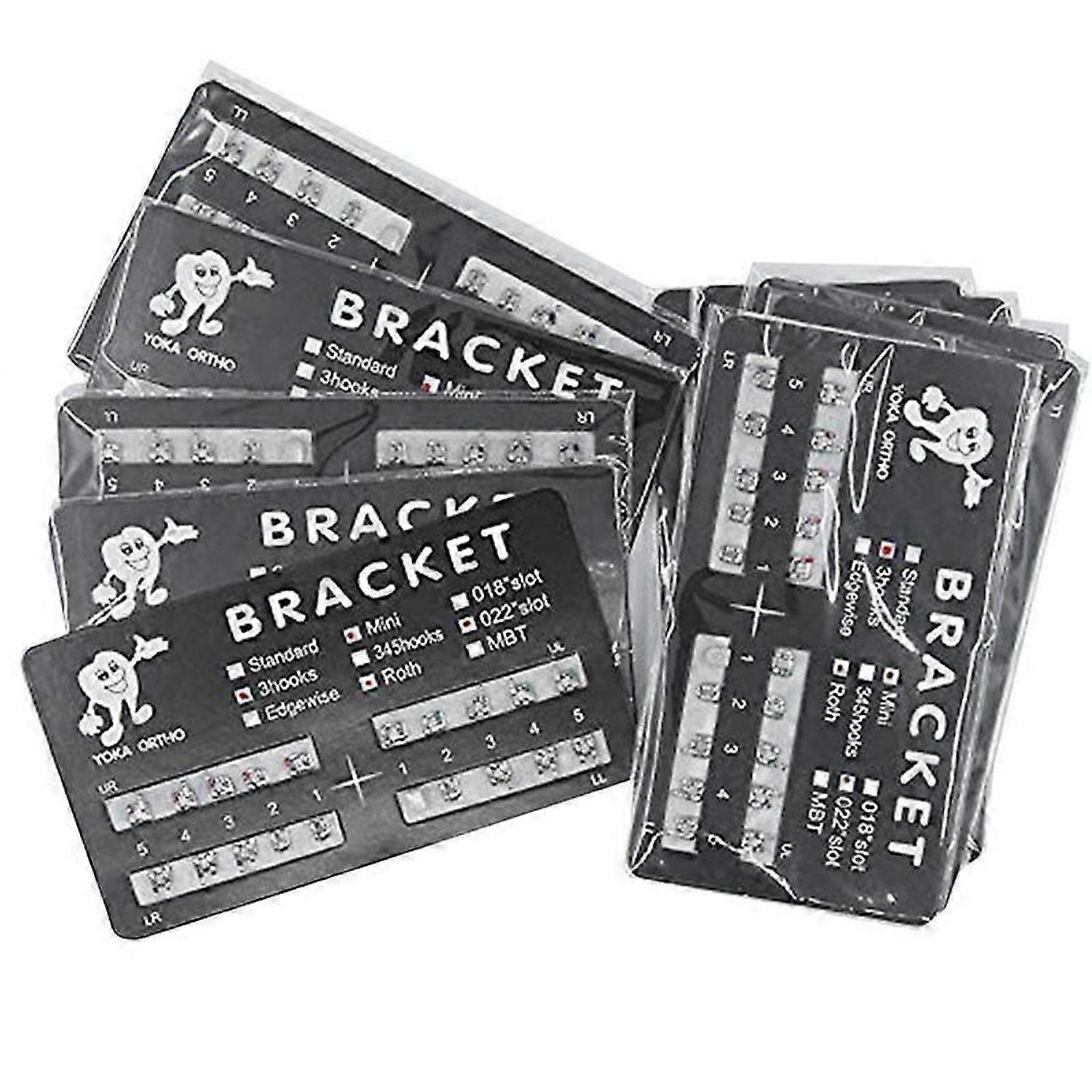 10 Sheets/Pack 200 Pcs of Brackets Mini 0.022 with Hook 3