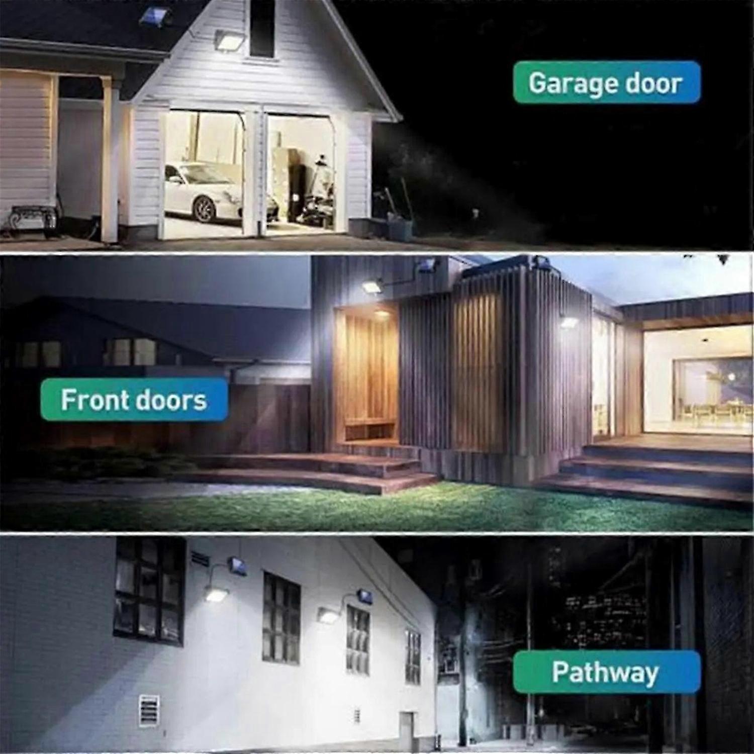 LED Solar Split Wall Lamp 3 Mode Waterproof Motion Sensor A