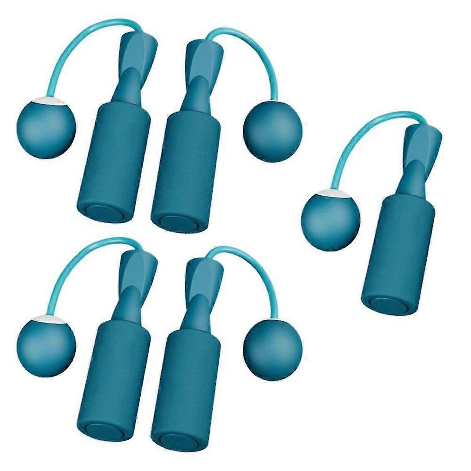 Cordless Ball Skipping Rope Wireless Weighted Ball Skipping Rope Wireless Slimming Skipping Rope Blue