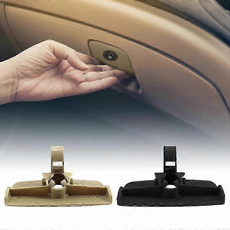Black/Beige Glove Box Handle with Keyhole Lock for Auto Lid Cover 1998-2005