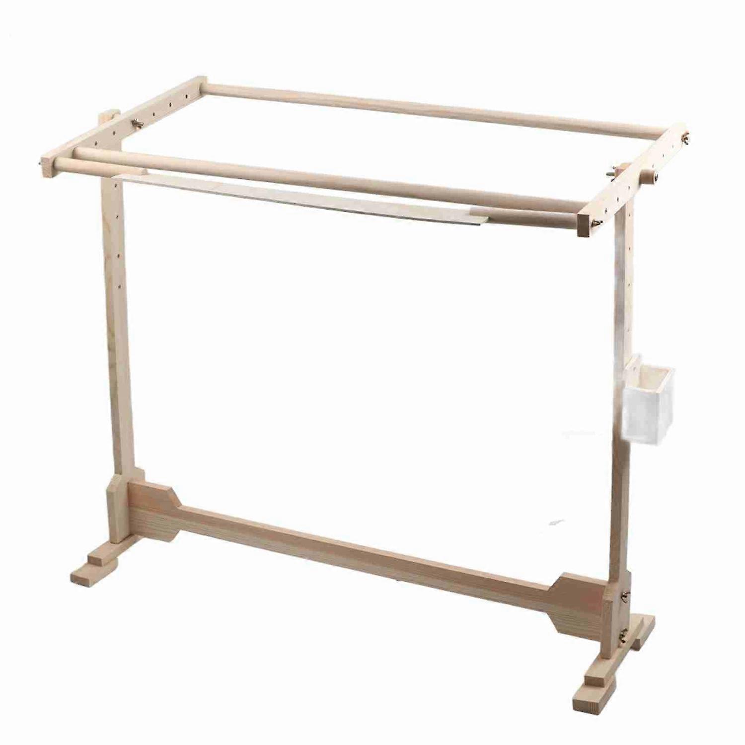 Description:
Wooden Pine floor standing tapestry Cross stitch frame
14CT HEIGHT 80cm (the height pos