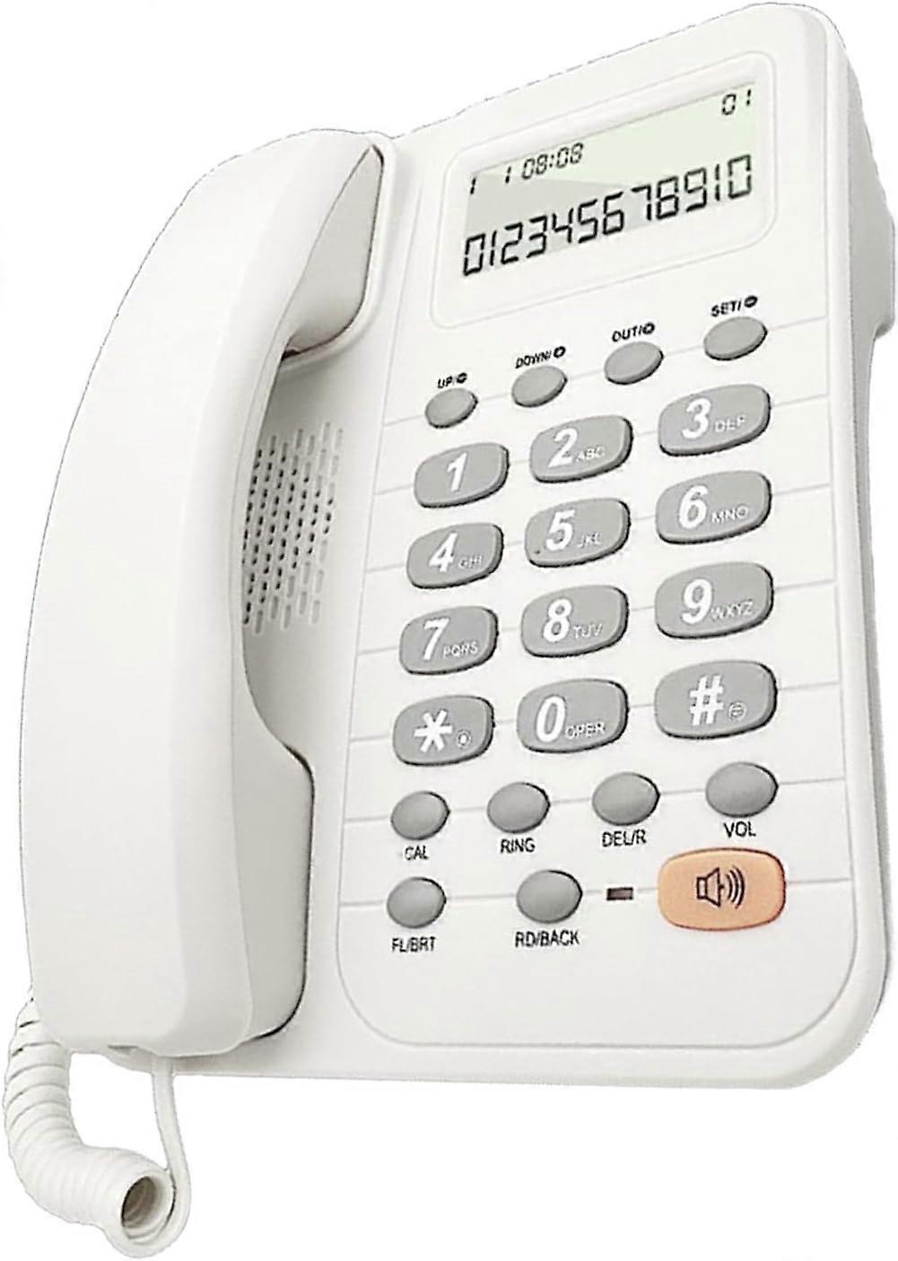Large Button Phone Corded Phone Office Telephone With Caller Display Landline Telephones For Use In 