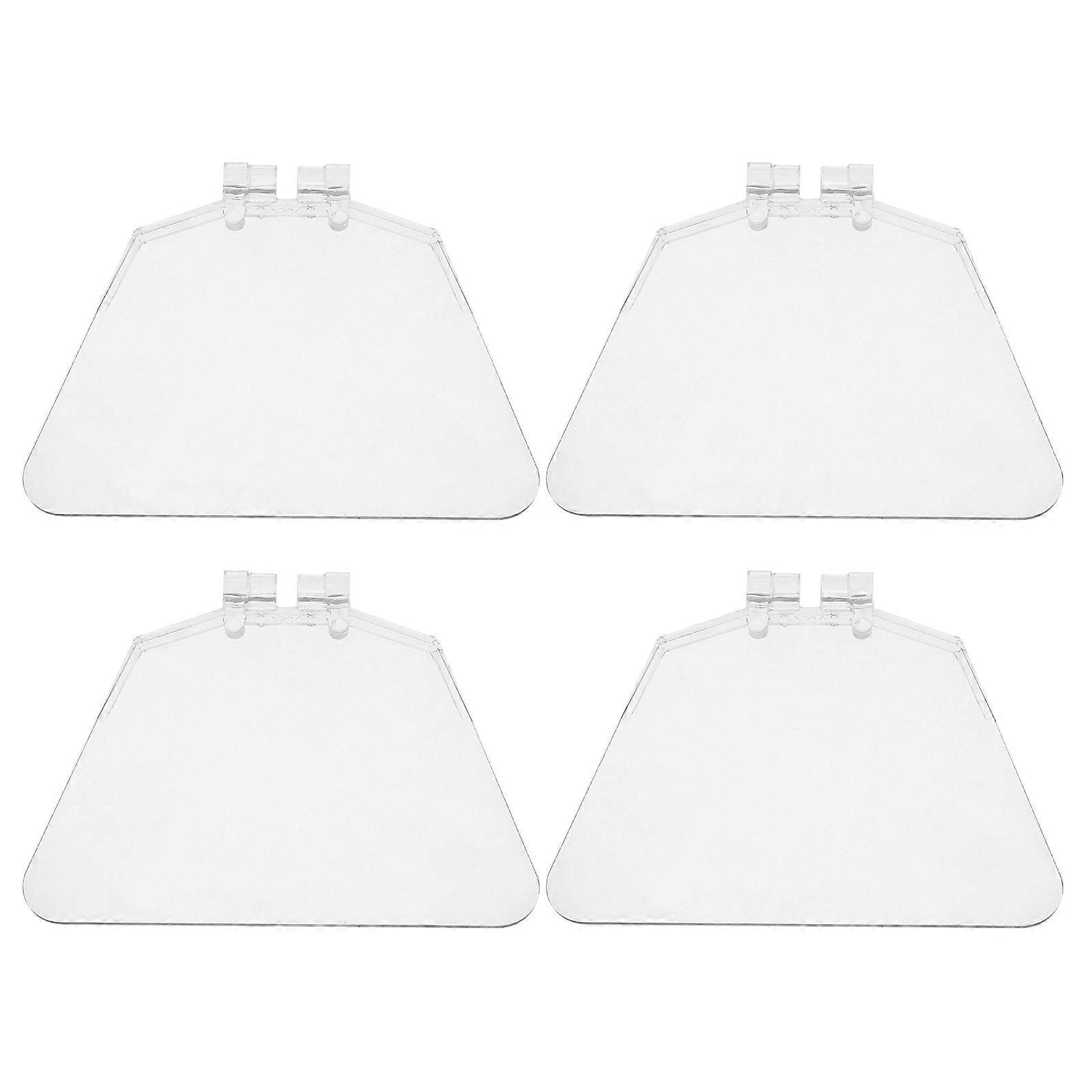 Transparent Bench Grinder Eye Shield Replacement for Safety Protection 4Pcs Set