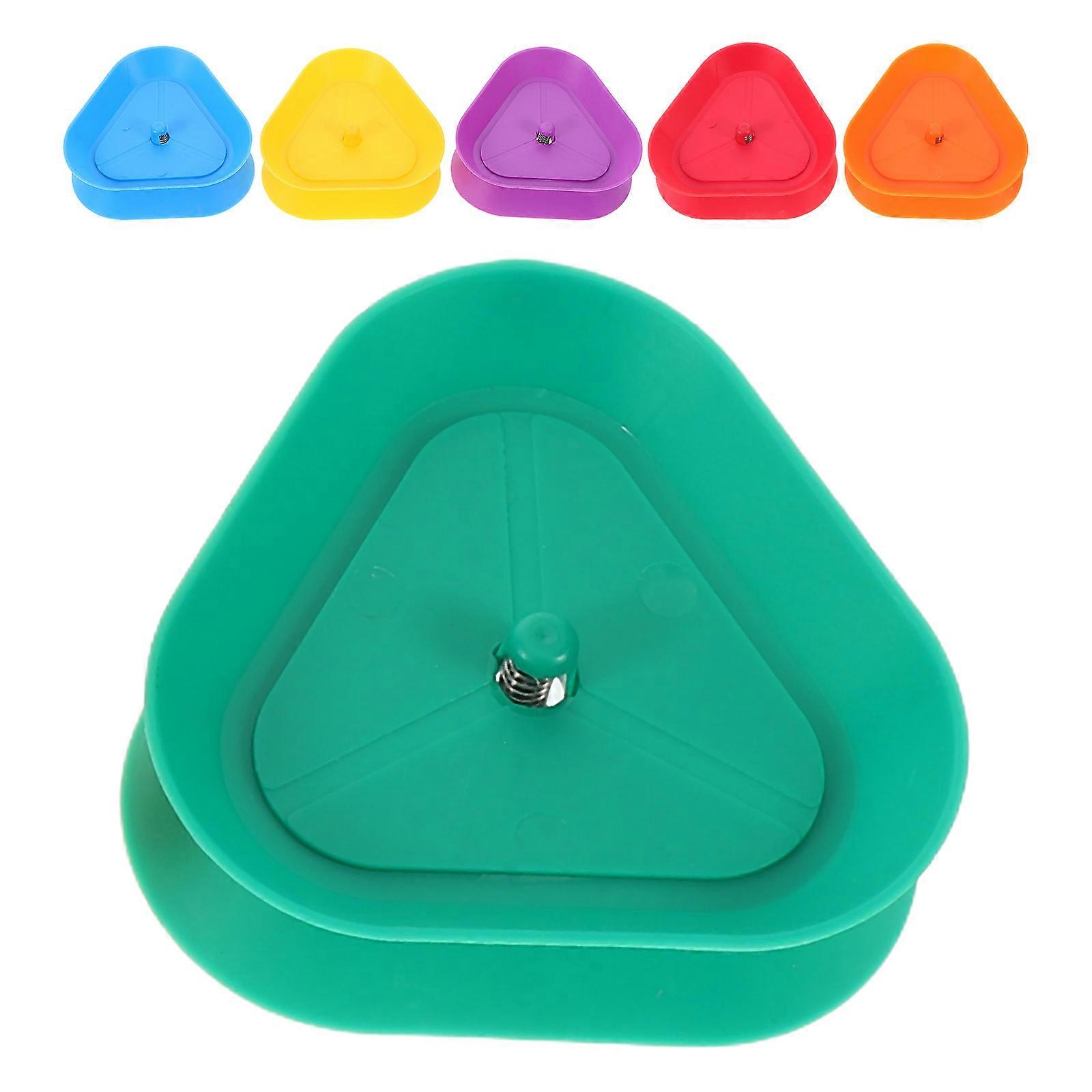 Plastic Playing Card Holders Triangle Card Holders for Social Events 6Pcs