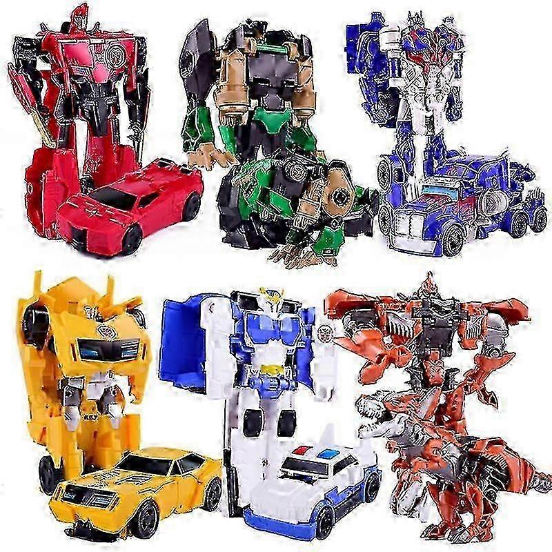 Transformer Toy Car Enfants 12cm Transformation Robot Kit Jouets Modèles 2 En 1 Modèle en Un Étage Déformé Jouet de voiture Pour Cadeau Garç
