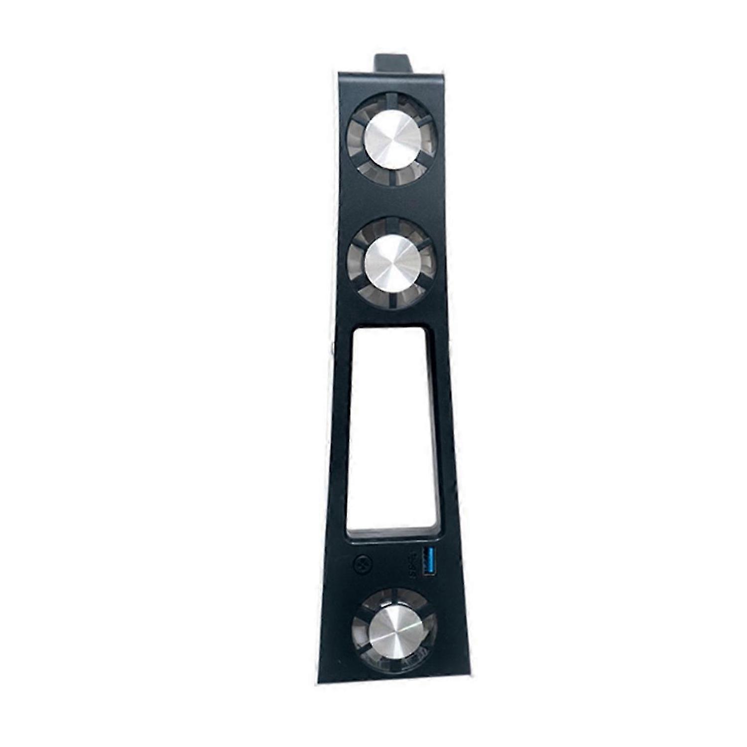 RGB Light Cooling Fan for PS5 Slim Console with 3 Fans