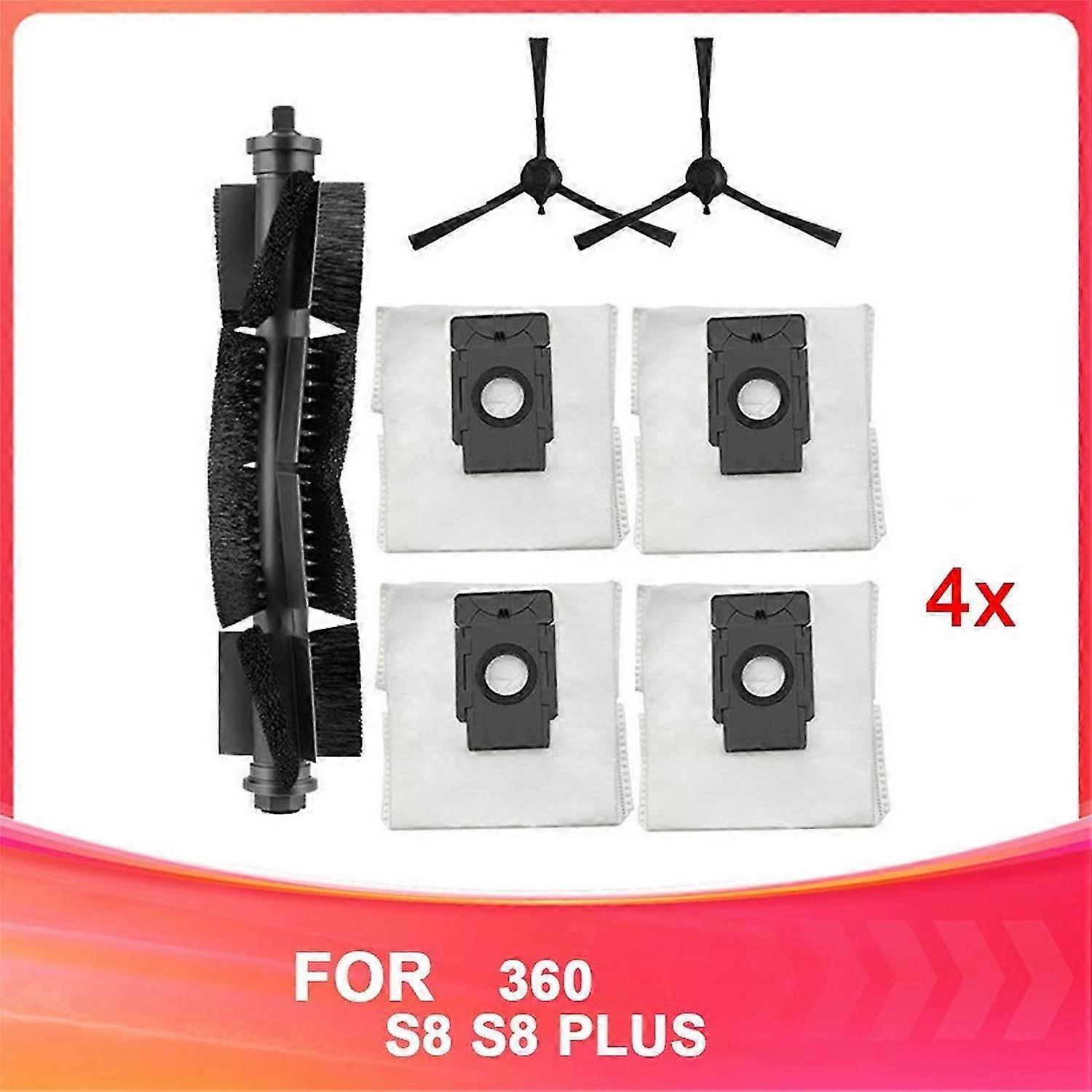 Suitable for Qihoo 360 Robot Vacuum Cleaner Accessories S8 S8 PLUS Dust Bag Replacement Set Vacuum C