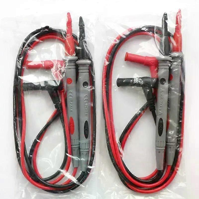 1 Pair Universal Probe Test Leads Pin Digital Needle Tip Multi Meter Tester 20A 1000V