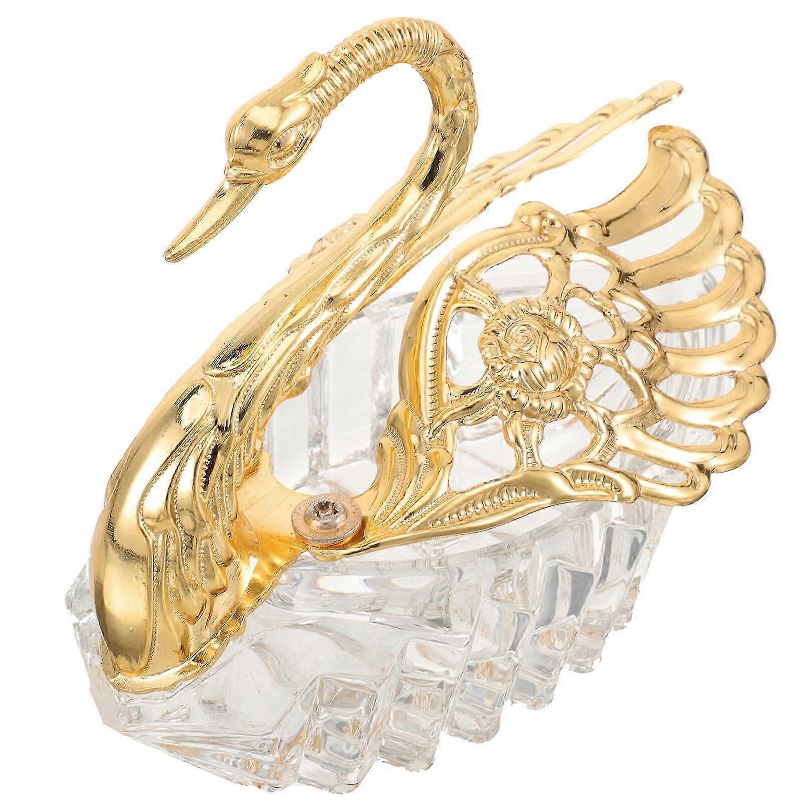 Decorative Condiment Jar Swan Sugar Jar Seasoning Jar Kitchen Decoration Delicate Sugar Jar