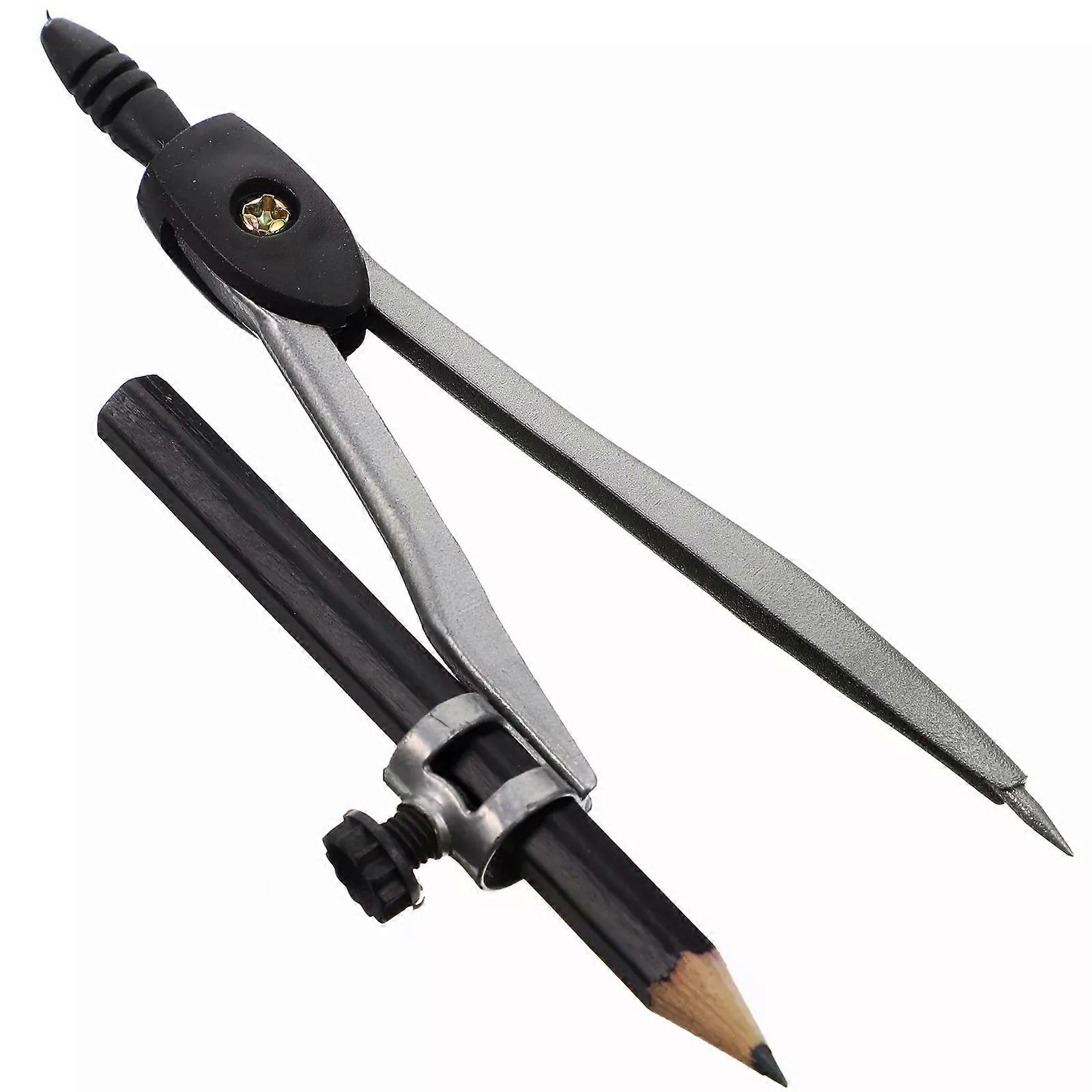 Pencil Geometry For Drafting Drawing Tool Math Set Metal Tools Woodworking Professional Kids Compas Student