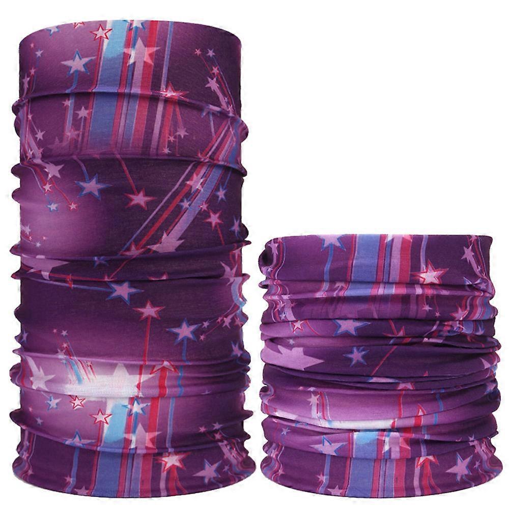 Breathable Neck Gaiter Face Mask Neck Assorted Color Windproof for Hunting and Camping 6Pcs