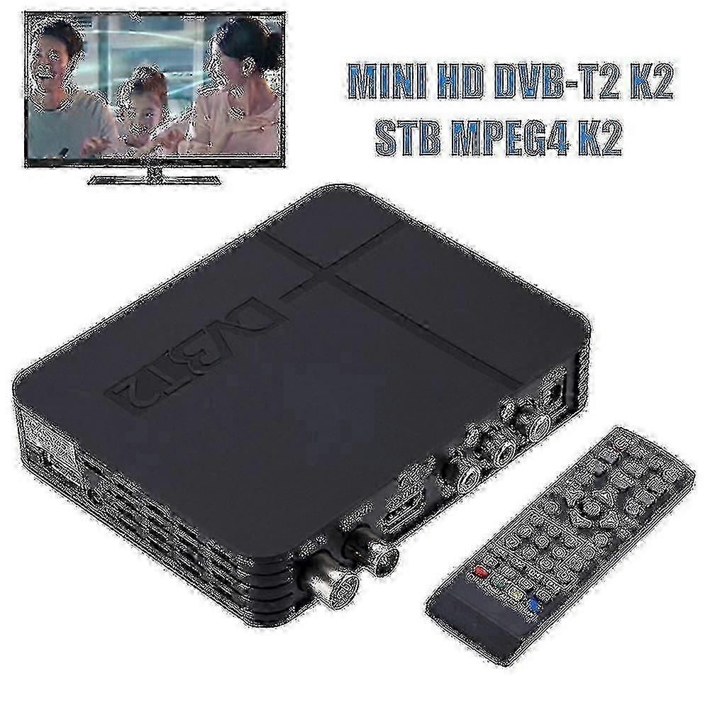 Portable Dvb-t2 Stb Mpeg4 K2 High Clarity Digital Tv Box Set-top Receiver Tuner Receptor -jx
