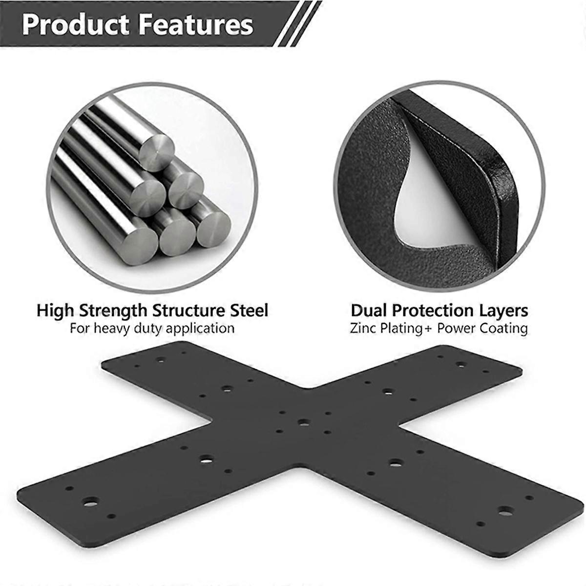 Mending Plate, Heavy Duty Powder Coated Reinforcement Plate