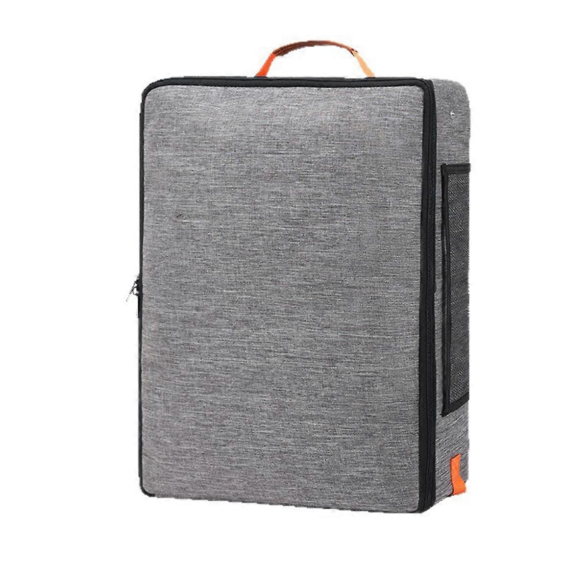 Foldable Cat Travel Litter Box with Lid Foldable Cat Litter Box with Zipper Lid Leak-Proof Foldable Cat Litter Box