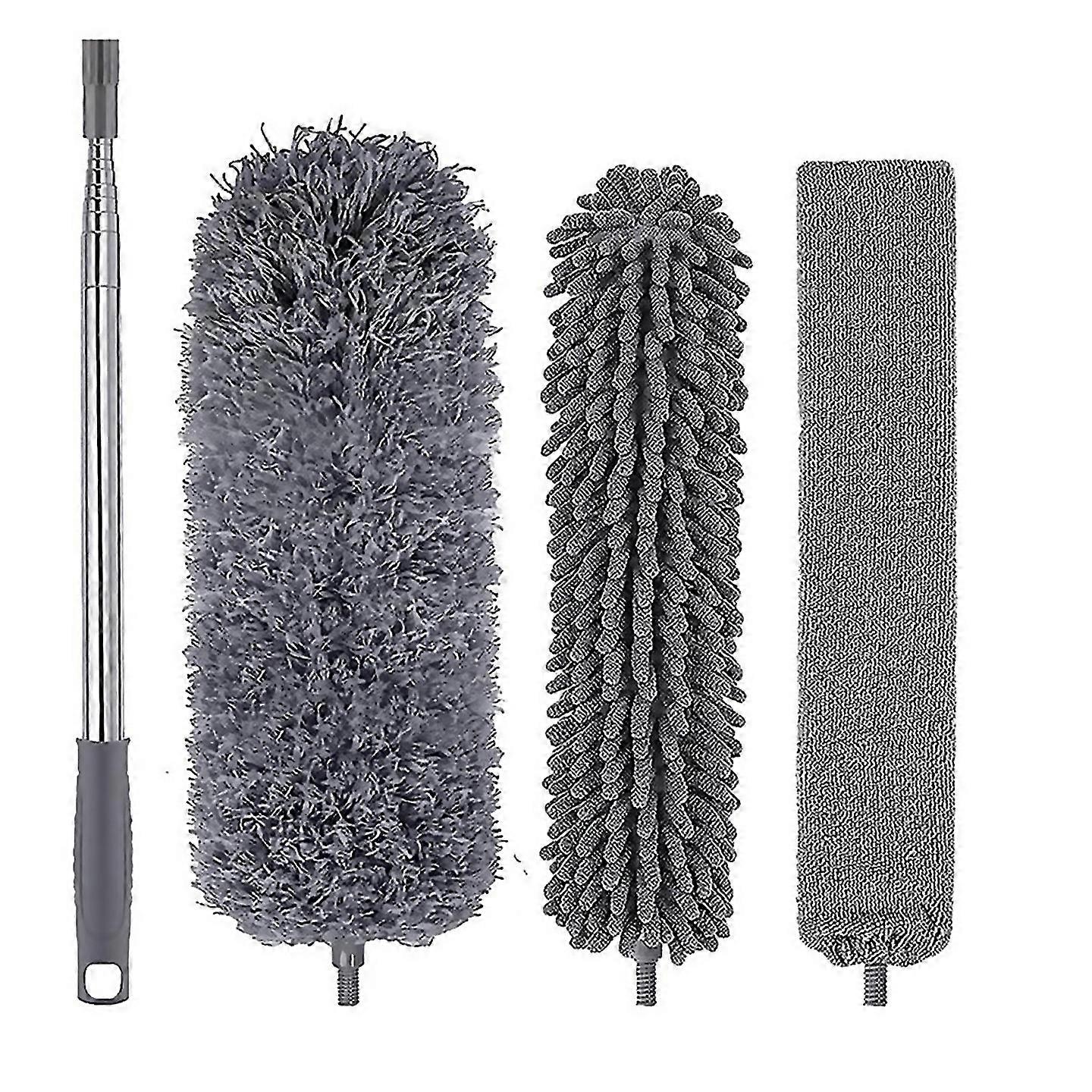 For 4pcs Microfiber Duster Kit With Extension Pole 30110 Inches