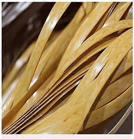 Woven Rattan Material 500G Gradient Coffee Brown Flat Synthetic Rattan Weaving Material For Patio Furniture Sofa Table