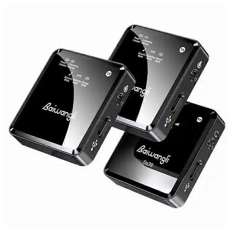 For iPhone Lavalier Wireless Noise Reduction Microphone