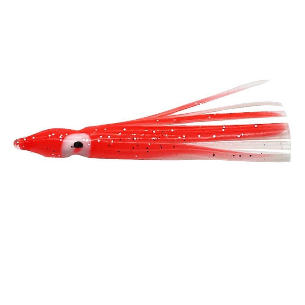Soft Octopus Bait 100mm Length PVC Luminous Skirt Trolling Bait Model 004