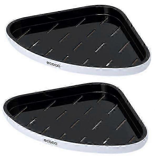 2-Pack Ecoco Corner Shower Shelf for Bathroom Storage
