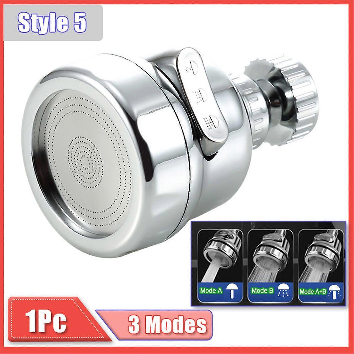 360 Degree Faucet Extender Plastic ABS 2/3 Mode Faucet Extension Aerator Water Saving Faucet Tap Nozzle for Kitchen Bathroom