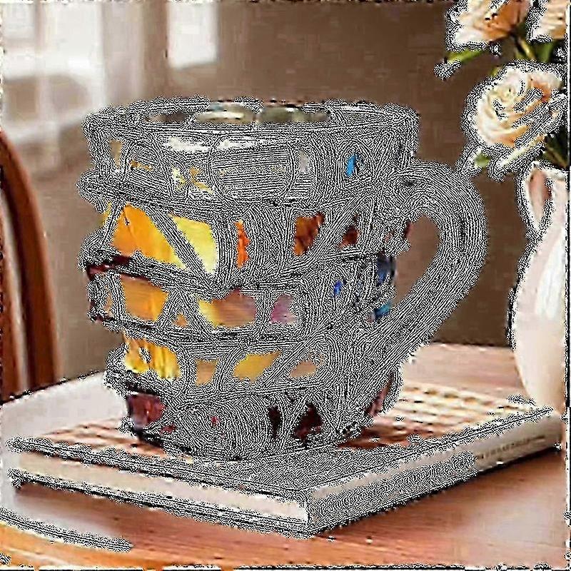 3D Glass Book Shaped Mug for Drinks