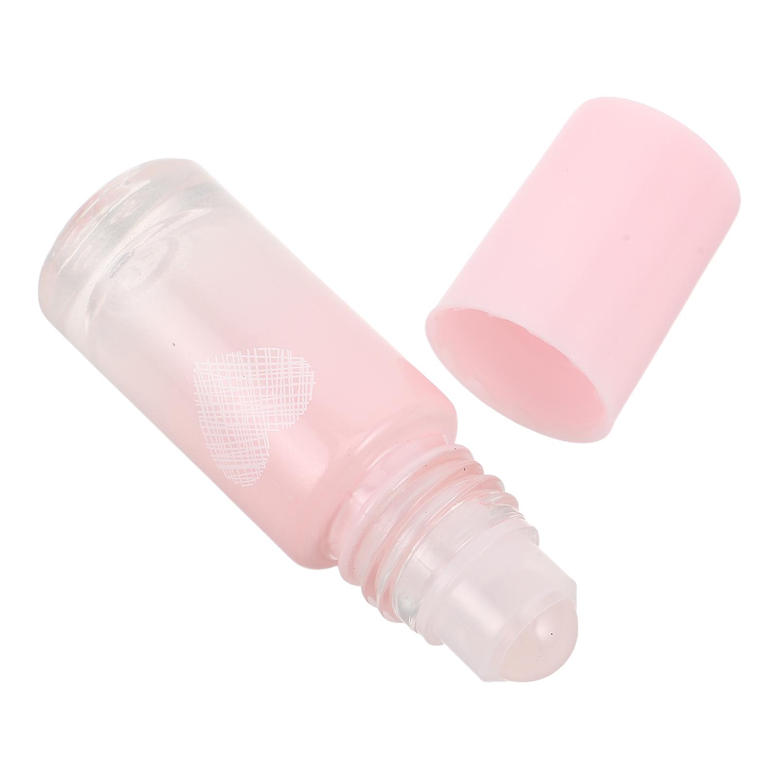 Travel Refillable Rollerball Perfume Bottles for Essential Oils 2Pcs Pink Set