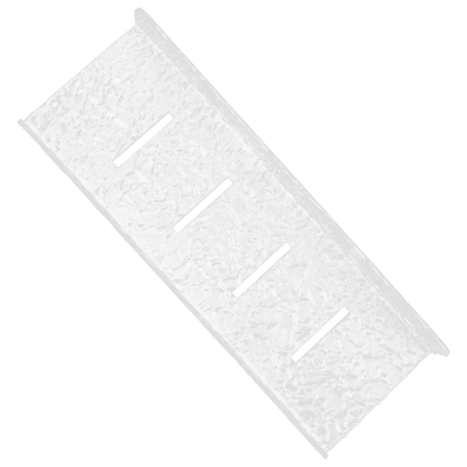 Clear Acrylic Shower Shelf Wall Mounted for Bathroom Storage 2Pcs Rack