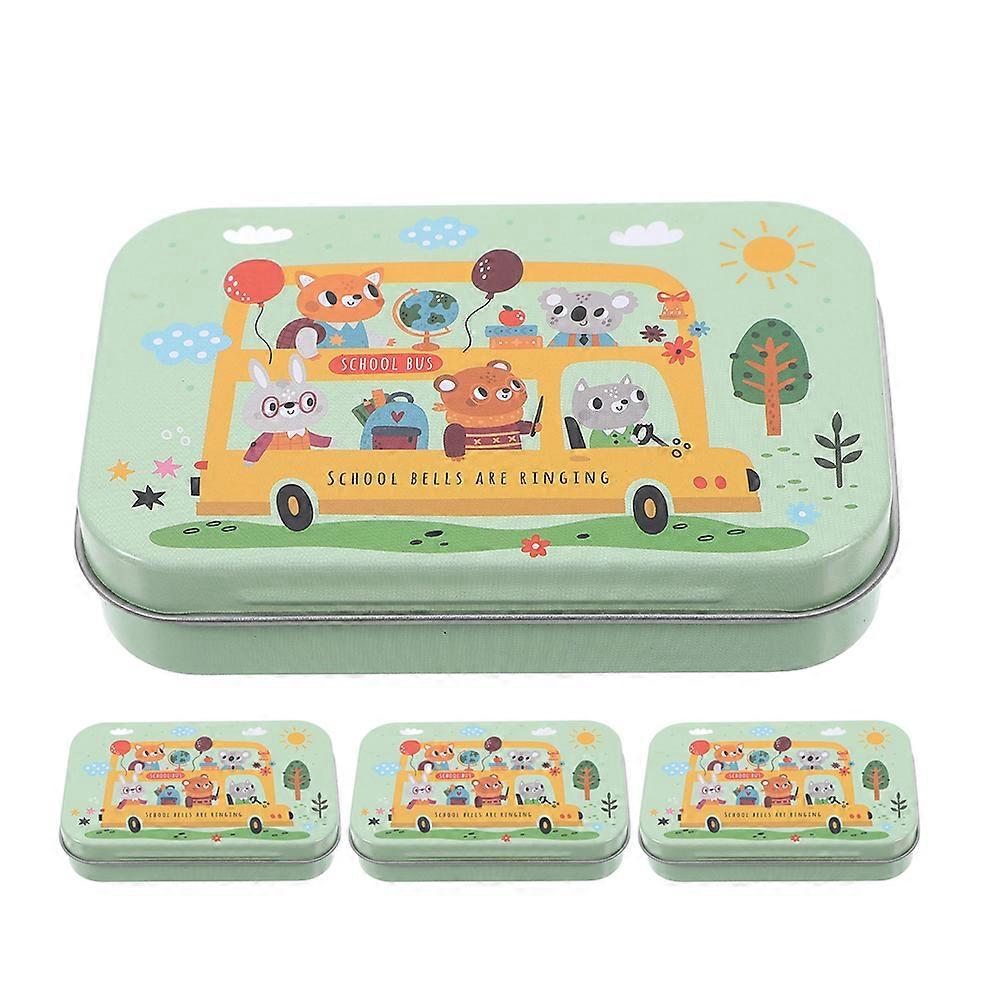 Cute Small Tinplate Box for Storage with Lids 20Pcs