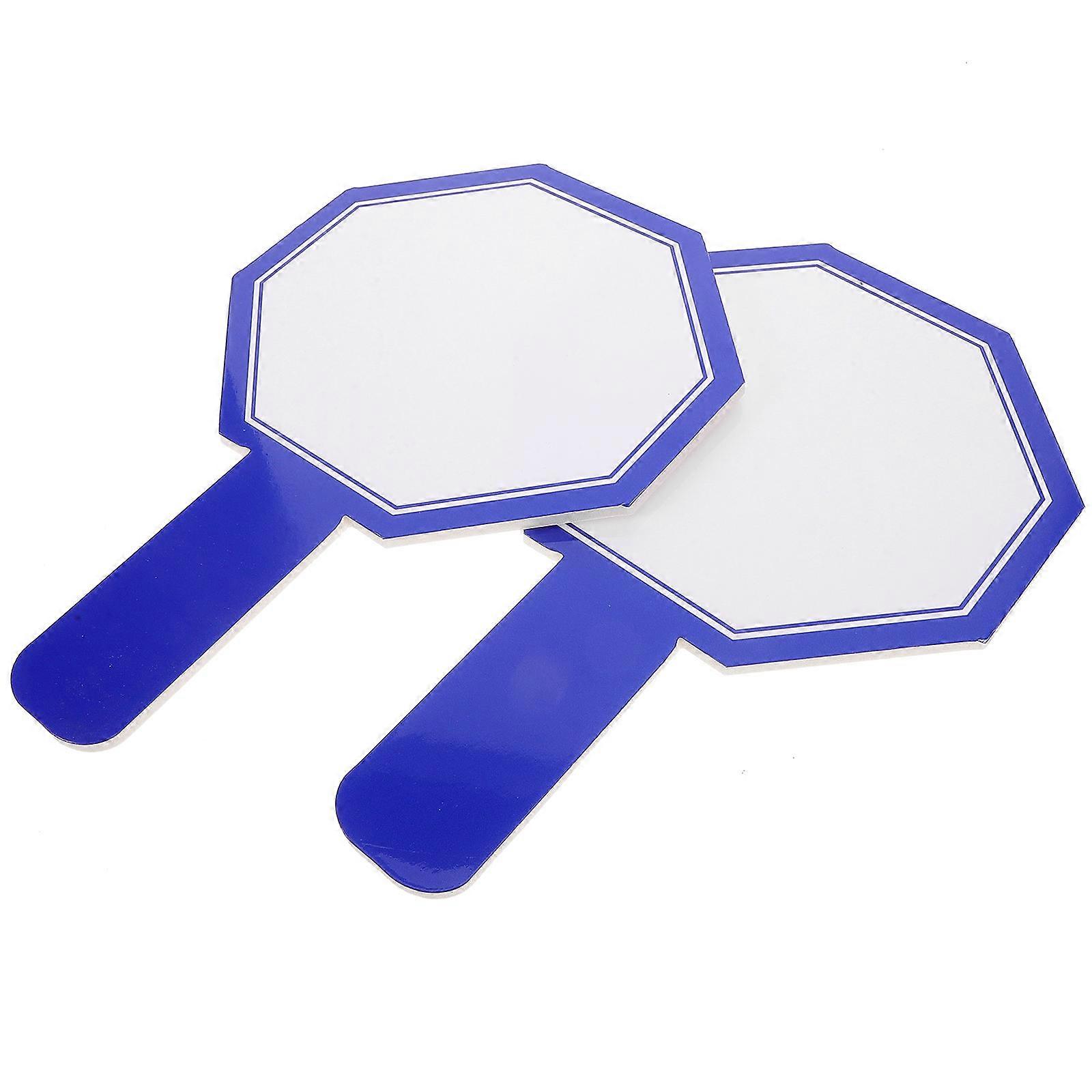 Mini White Boards Dry Erase Signs Double Sided Reusable Surface For Judges Competitions 2Pcs