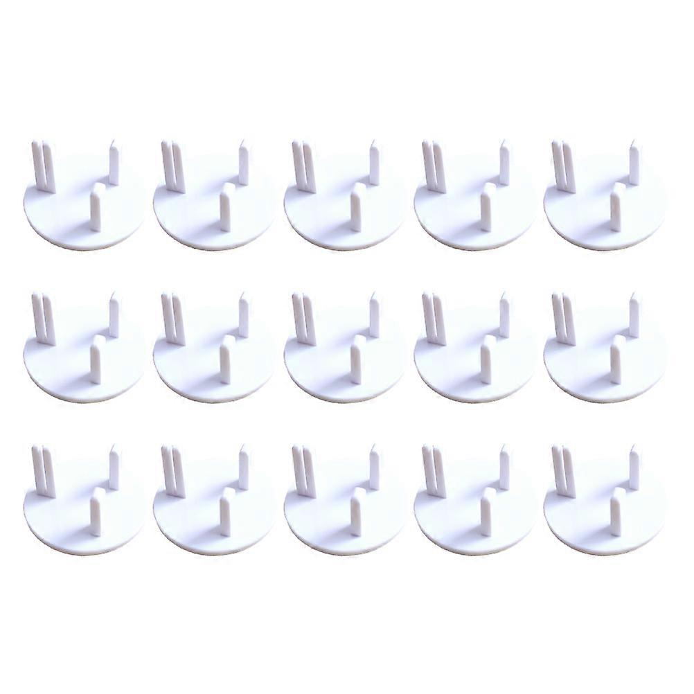 Home Socket Cover Plug Cover for Protection Use 30Pcs White