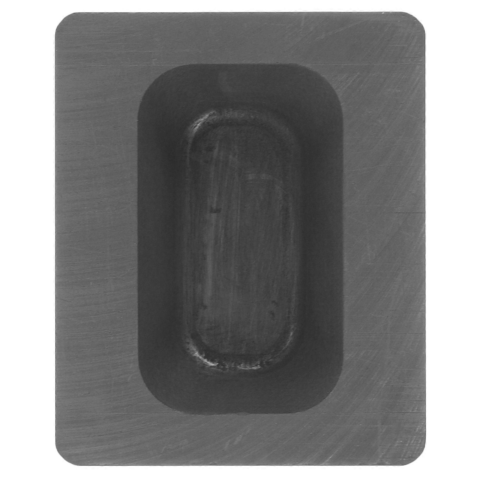 Graphite Mold 2Pcs Decorative Ingot Melting Tool For Jewelers Scientists Students Corrosion Resistant Design