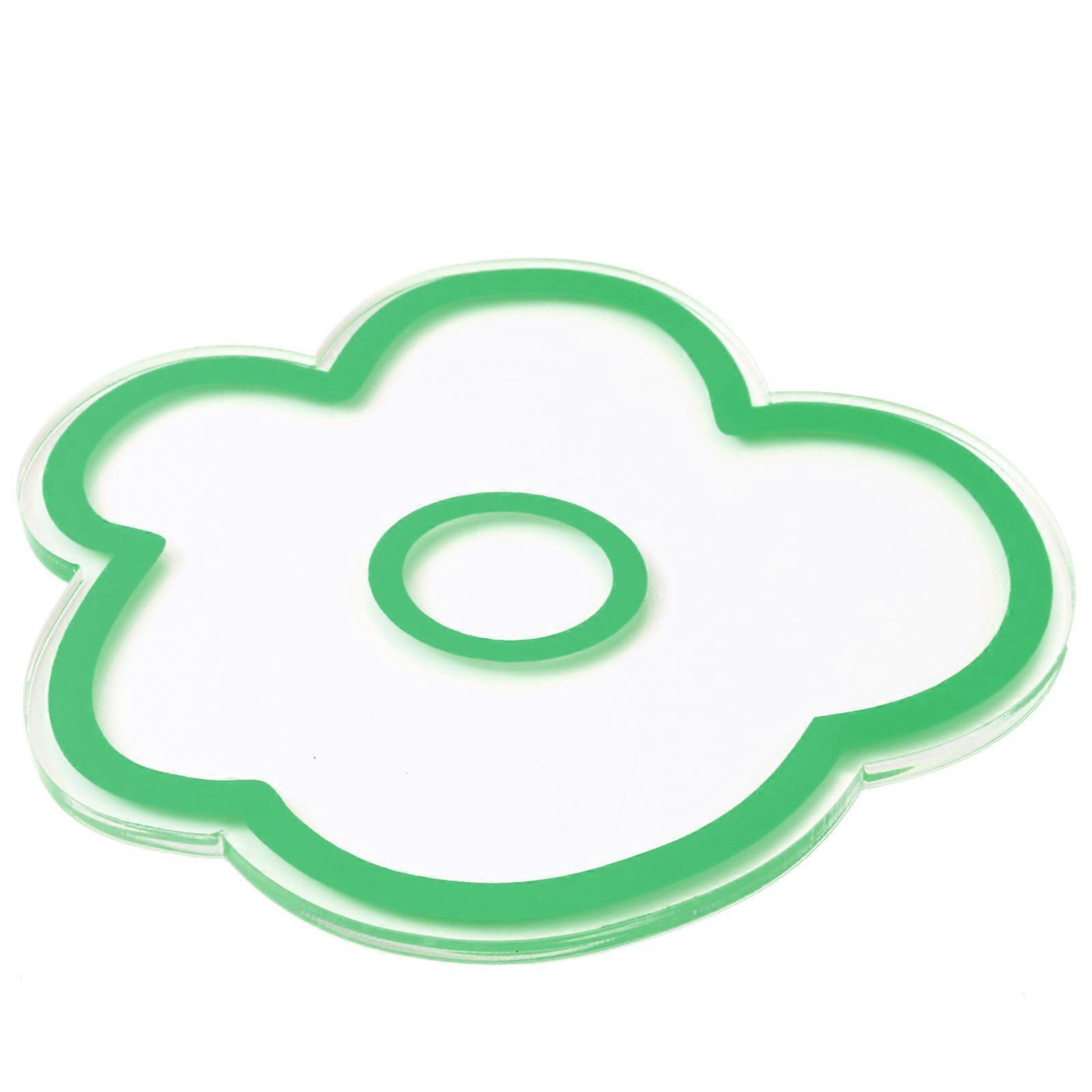 Coasters Acrylic Flower Style Designed for Heat Insulation 2Pcs