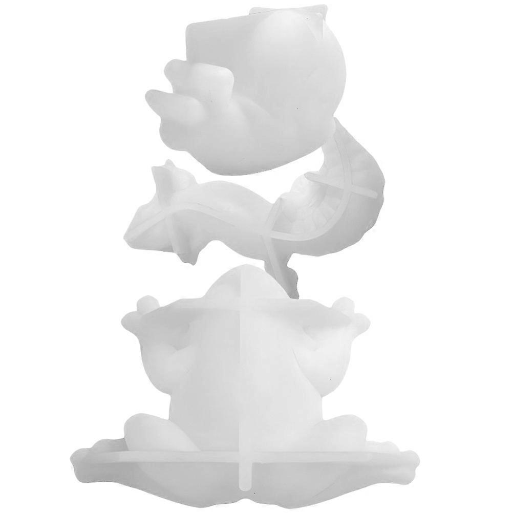 Epoxy Silicone Casting Molds Featuring Frog Lizard Suitable For DIY Projects And Gift Giving 12.5X9.3cm Flexible Mold 3 Sets