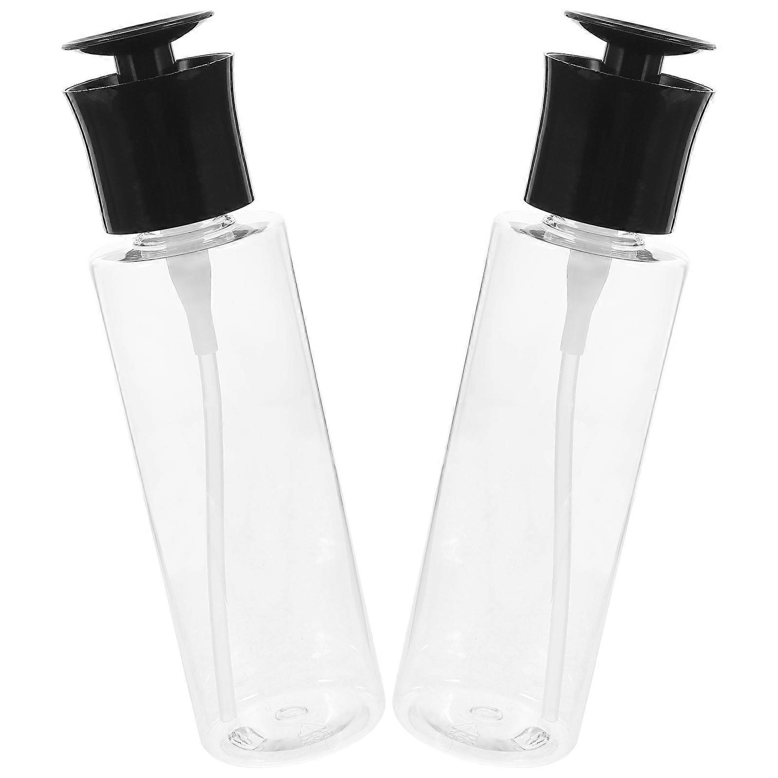 Assorted Color Press Pump Bottle Lotion Dispenser for Storage Use 2Pcs Portable